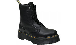 Dr Martens Sinclair Milled Smooth Leather Platform Black