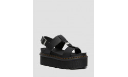 Dr. Martens Francis leather platform strap черные