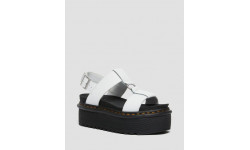 Dr. Martens Francis leather platform strap белые