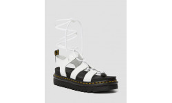 Dr. Martens NARTILLA WOMEN'S LEATHER GLADIATOR SANDALS белые