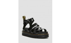 Dr. Martens BLAIRE PATENT LEATHER STRAP SANDALS черные