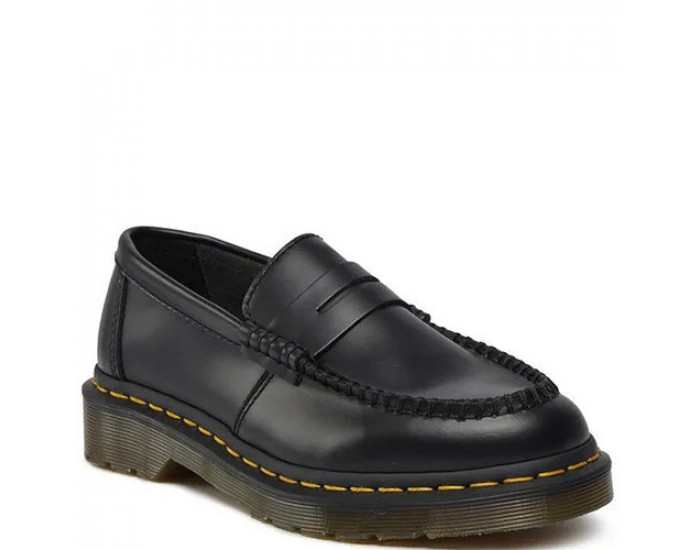 Dr Martens Penton Loafers Black Smooth