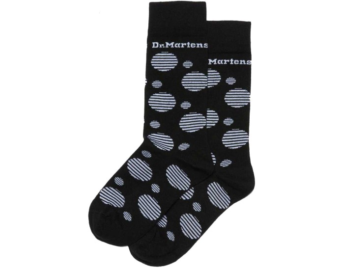 Носки Dr Martens Polka Dot Cotton Blend Черные