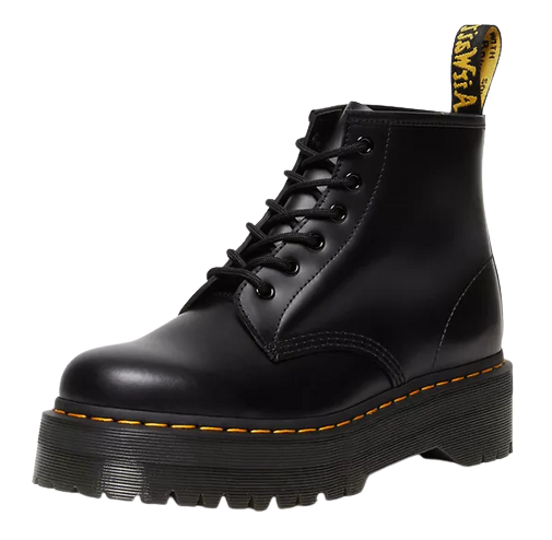 Dr Martens 101 Smooth Leather Platform Ankle
